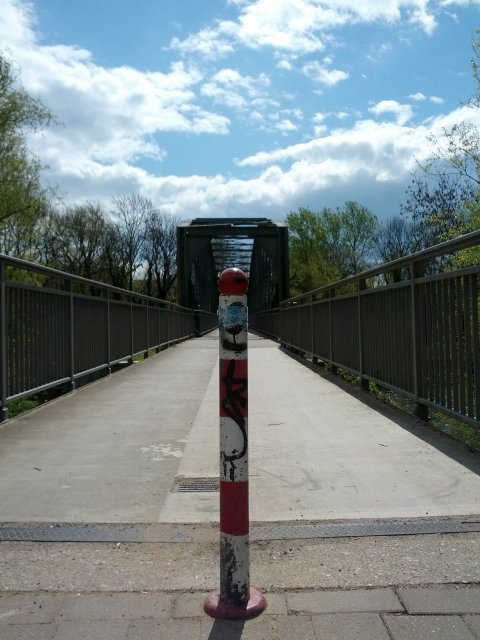 Bahntrassenradeln in Halle