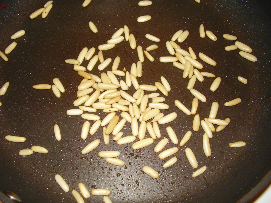 Spinat mit Griesskloesschen