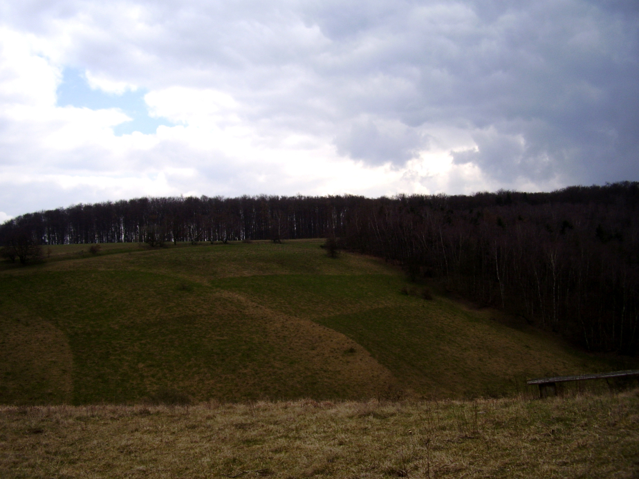Unverstellter Blick in die Landschaft ohne Zeichen von Zivilisation