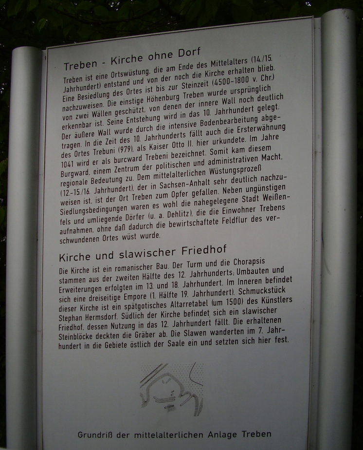 Treben - Kirche ohne Dorf