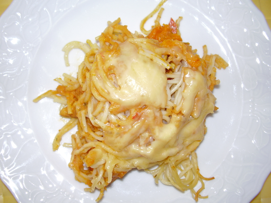 Spaghetti-Kürbis-Auflauf