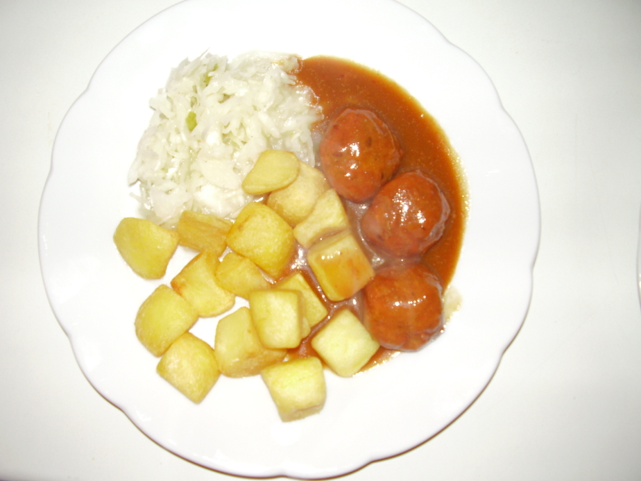 vegetarische Kochklopse mit Banane und Kardamom