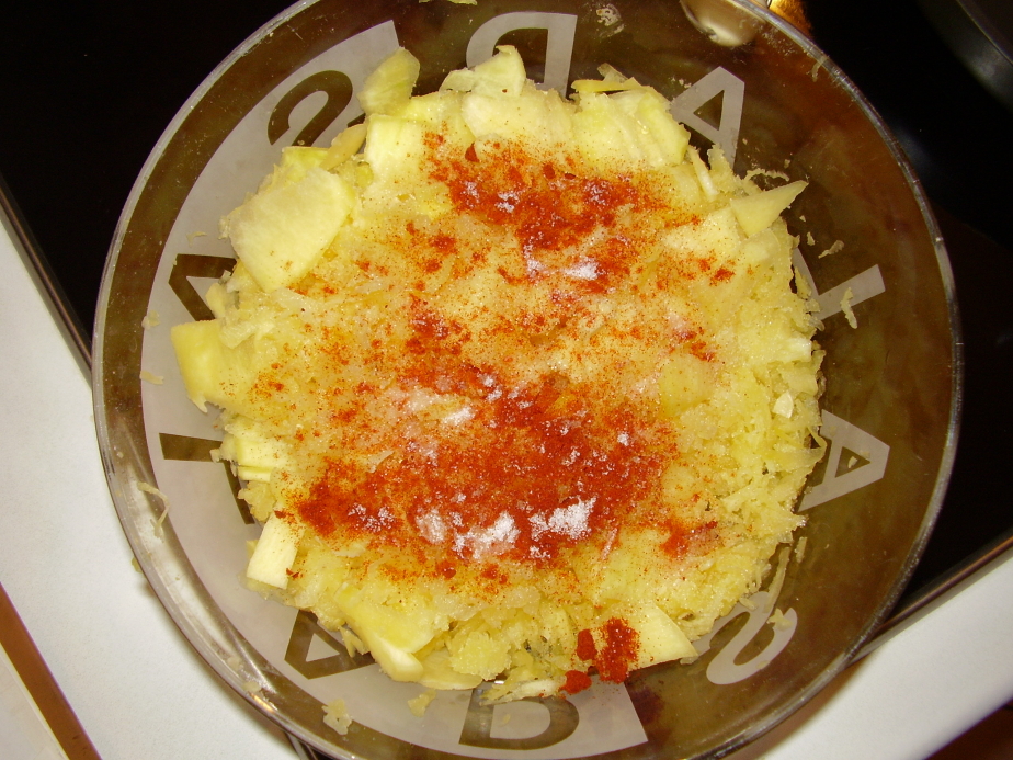 Gefüllte Eierkuchen mit Kürbis-Banane