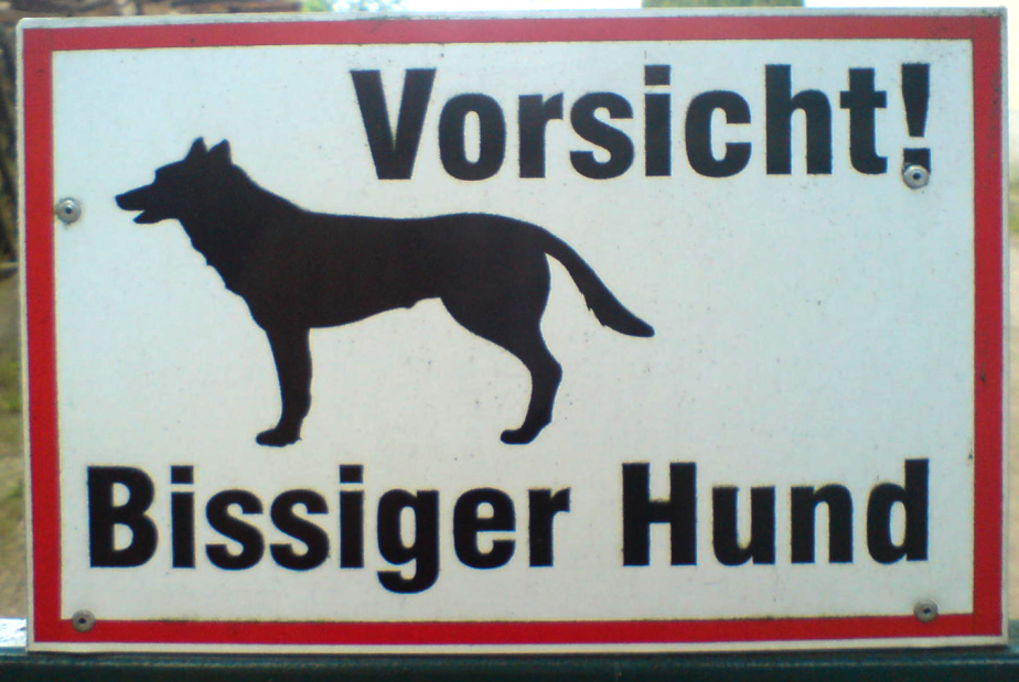 Hundeschild