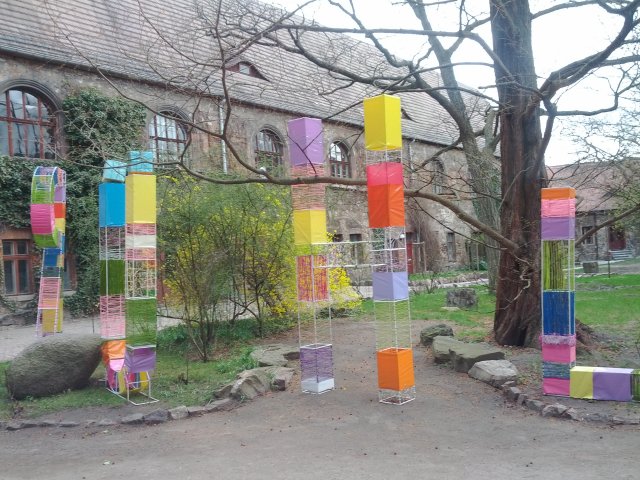 Floristik-Ausstellung Ostern 2012 in der Neuen Residenz Halle