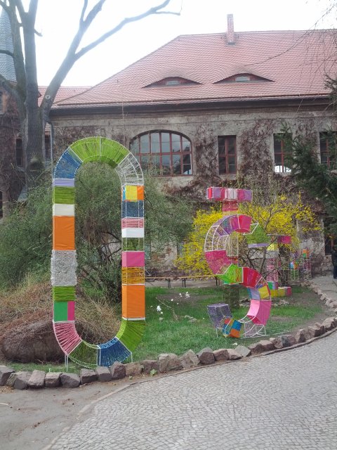 Floristik-Ausstellung Ostern 2012 in der Neuen Residenz Halle