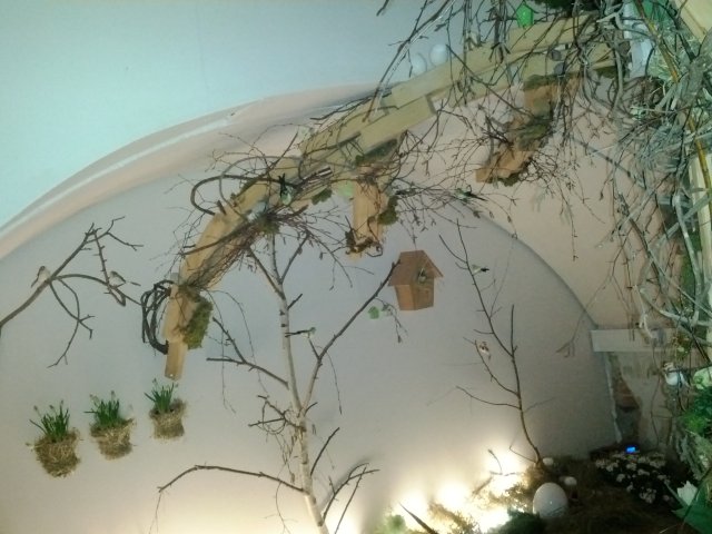 Floristik-Ausstellung Ostern 2012 in der Neuen Residenz Halle