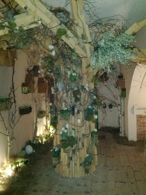 Floristik-Ausstellung Ostern 2012 in der Neuen Residenz Halle