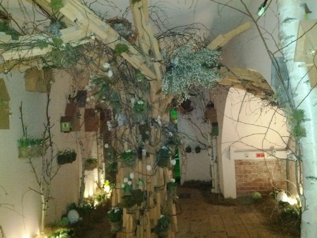 Floristik-Ausstellung Ostern 2012 in der Neuen Residenz Halle