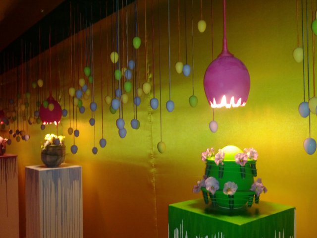 Floristik-Ausstellung Ostern 2012 in der Neuen Residenz Halle