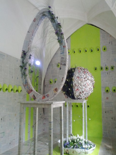 Floristik-Ausstellung Ostern 2012 in der Neuen Residenz Halle