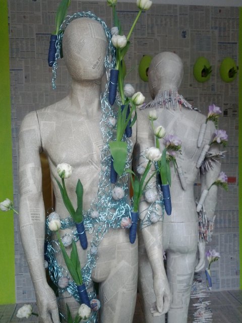 Floristik-Ausstellung Ostern 2012 in der Neuen Residenz Halle