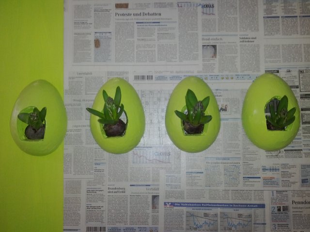Floristik-Ausstellung Ostern 2012 in der Neuen Residenz Halle