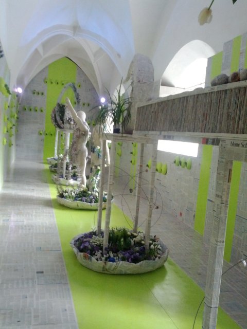 Floristik-Ausstellung Ostern 2012 in der Neuen Residenz Halle