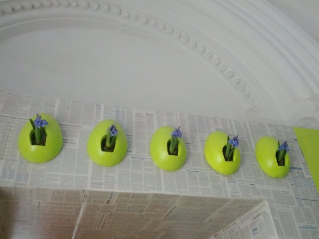 Floristik-Ausstellung Ostern 2012 in der Neuen Residenz Halle