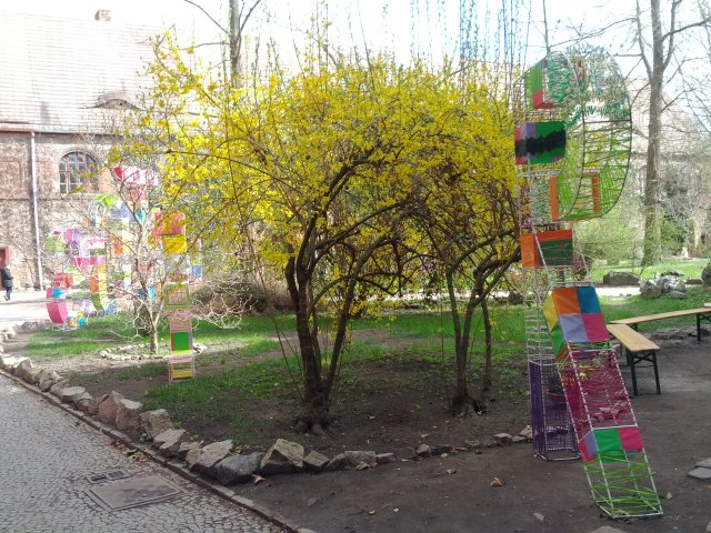 Floristik-Ausstellung Ostern 2012 in der Neuen Residenz Halle