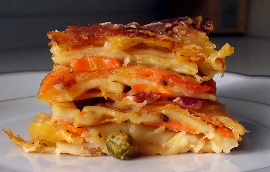 Steckrübenlasagne