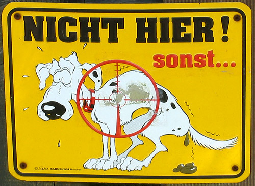 Hundeschild