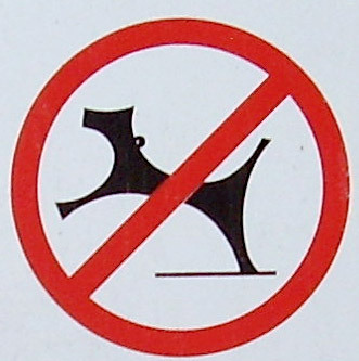 Hundeschild Friedhof Stahnsdorf