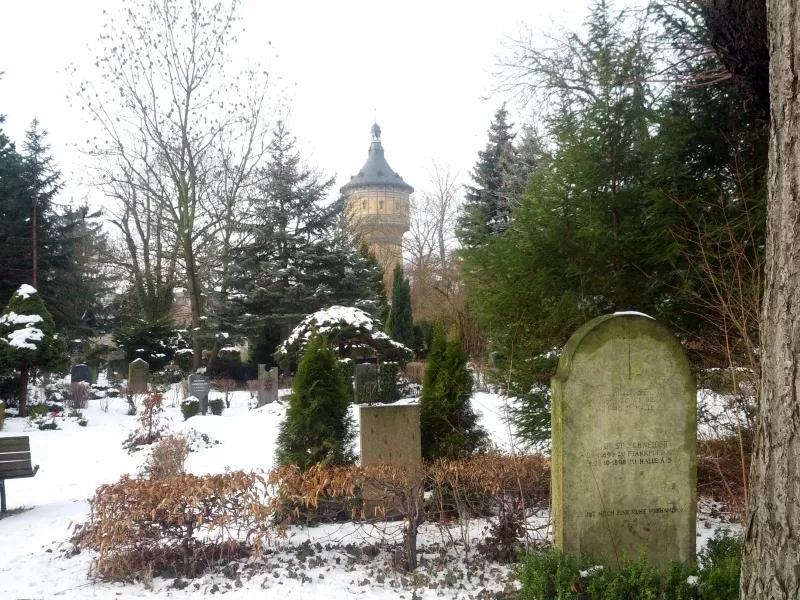 Nordfriedhof im Winter 2014