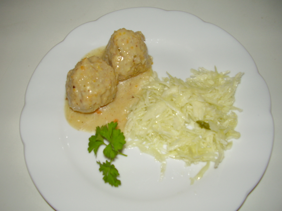 Vegetarische Königsberger Klopse mit Seitan