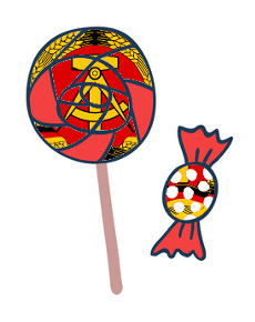 ★ © © utemov fotolia.de (bearbeitet von Christiane) | DDR-Lutscher DDR-Lutscher