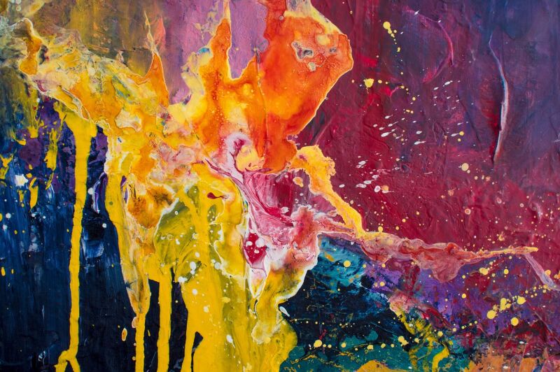 ★ © Bild von edith lüthi auf Pixabay | Abstrakte Kunst Abstrakte Kunst