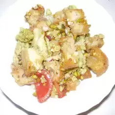 Romanesco-Brot-Salat